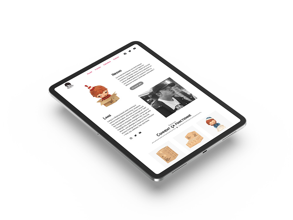 Hirono - site en no code